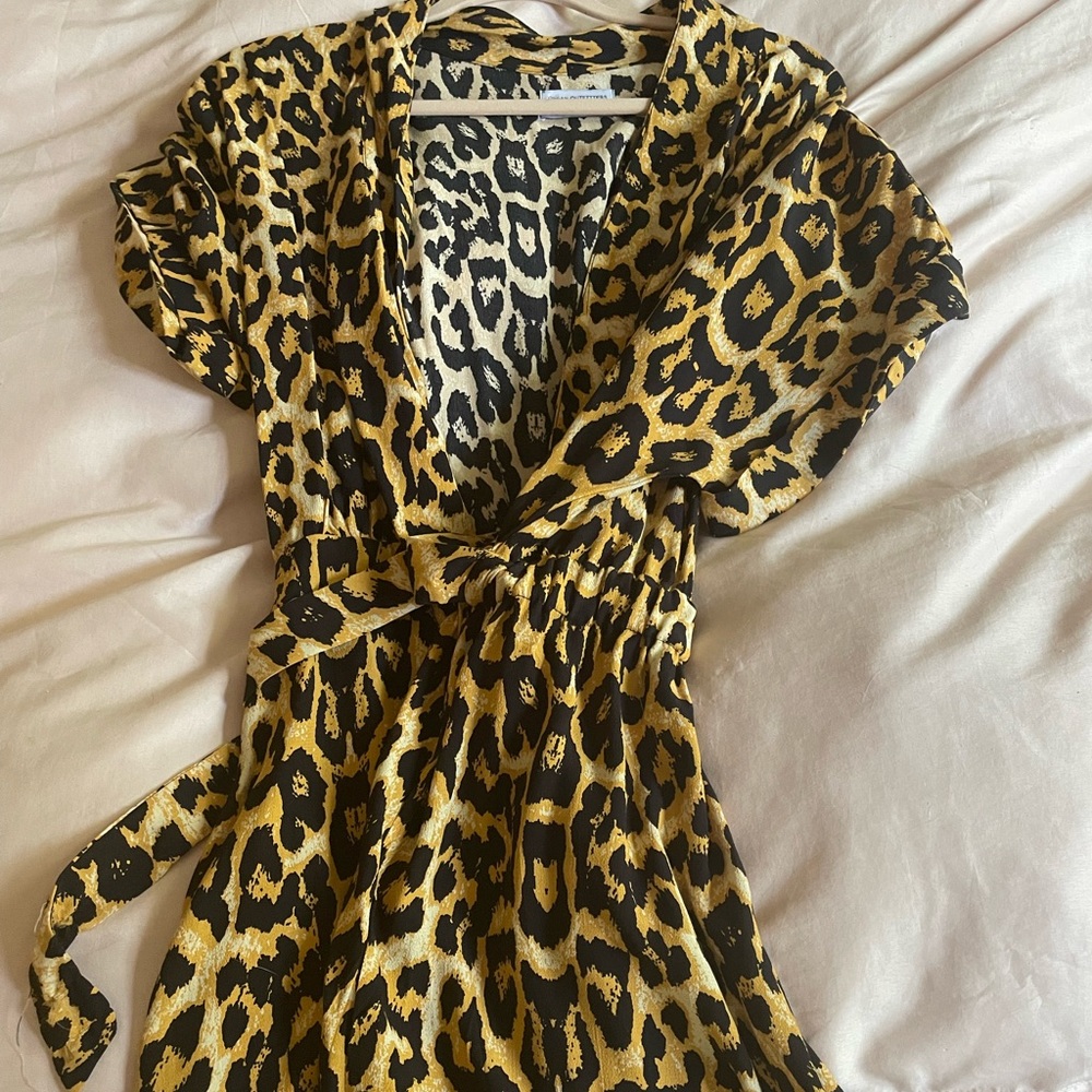 Urban outfitters leopard print romper